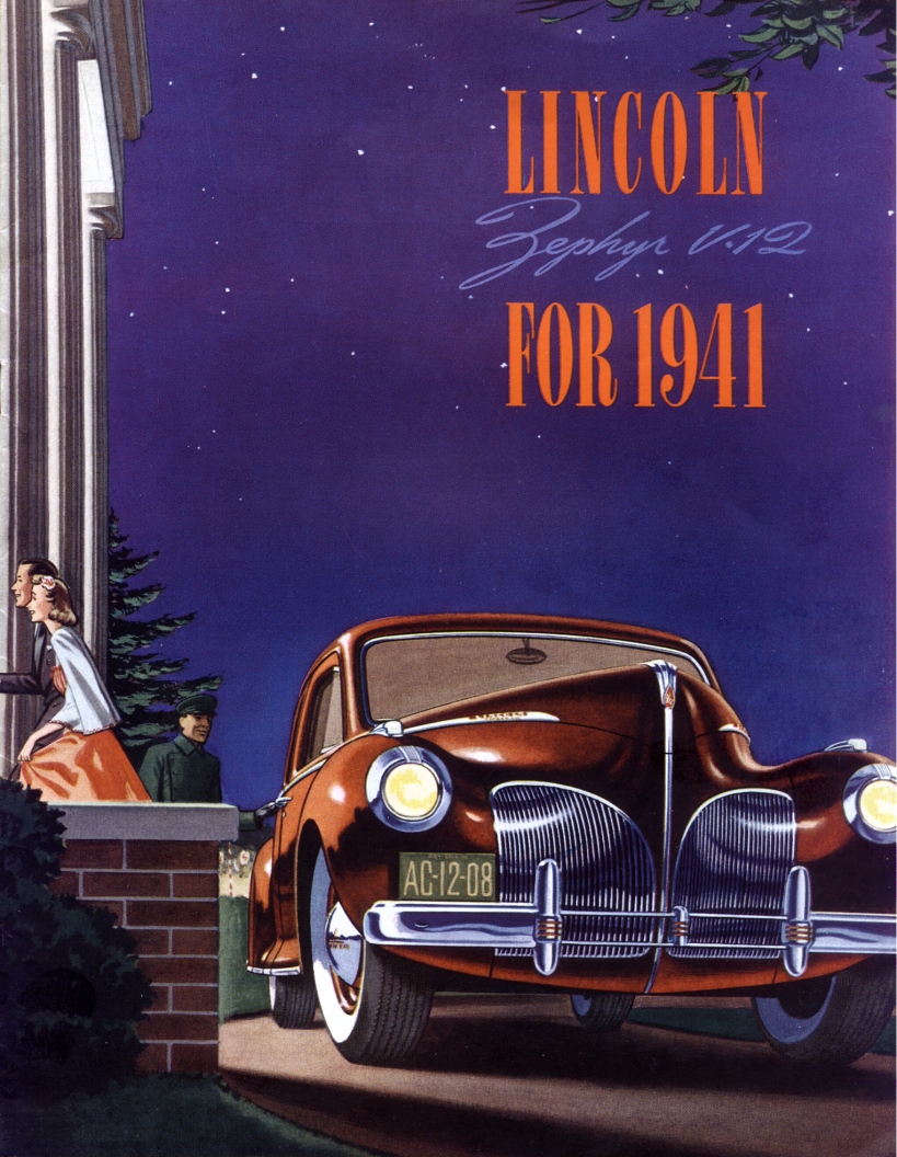1941 Lincoln Zephyr Brochure